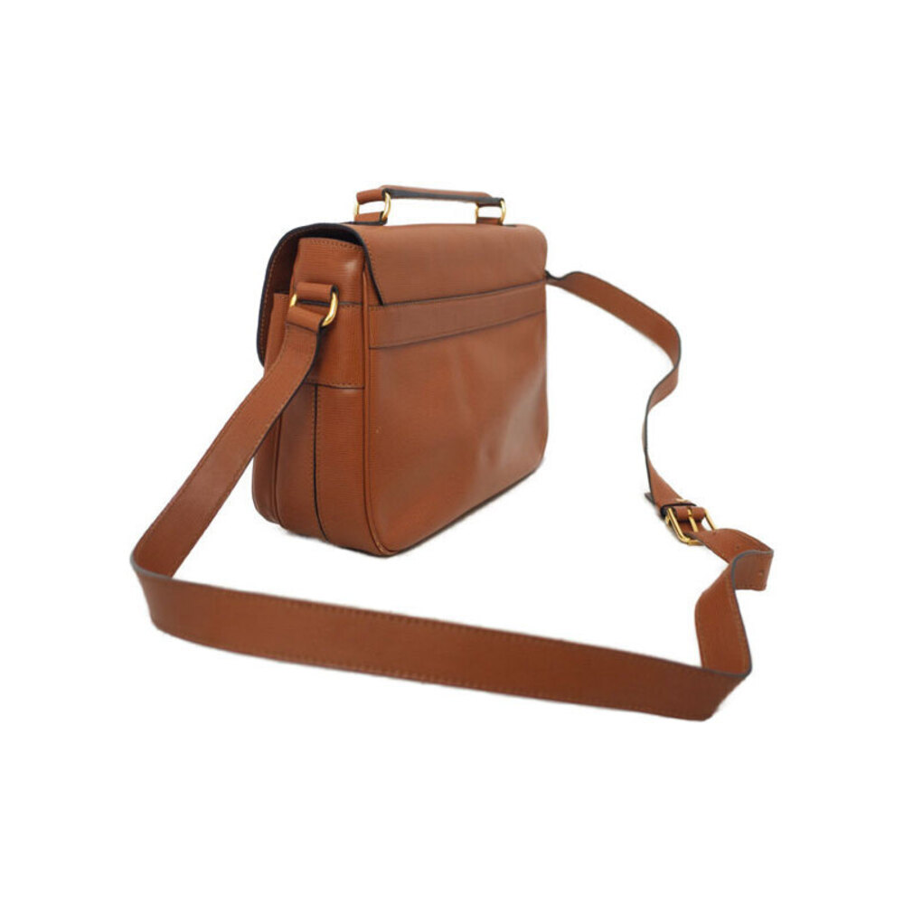 Celine Logo Shoulder Leather Circle Bag 2way